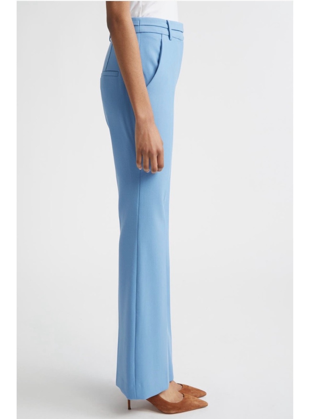 Veronica Beard Melvin Pants in Jasper Blue Size 4 - Picture 1 of 11